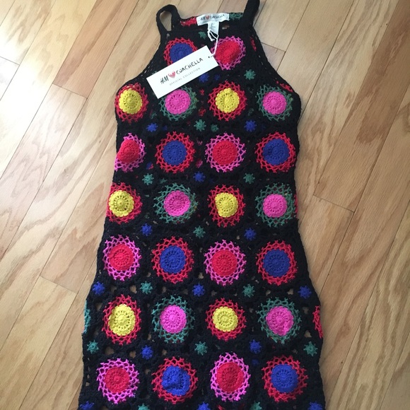 H&M Dresses & Skirts - H&M Crochet Coachella Boho Dress New With Tags